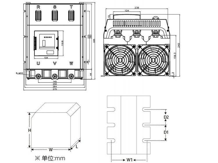 Regulador de voltaje trifásico NNT4-4/38125P