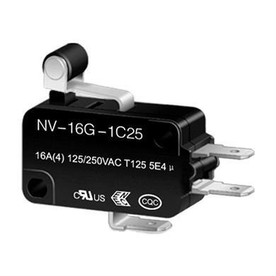 Interruptor con palanca de rodillo corta NV-16G1