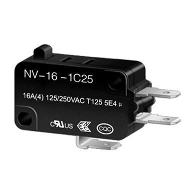 Interruptor de acción rápida con pulsador NV-16